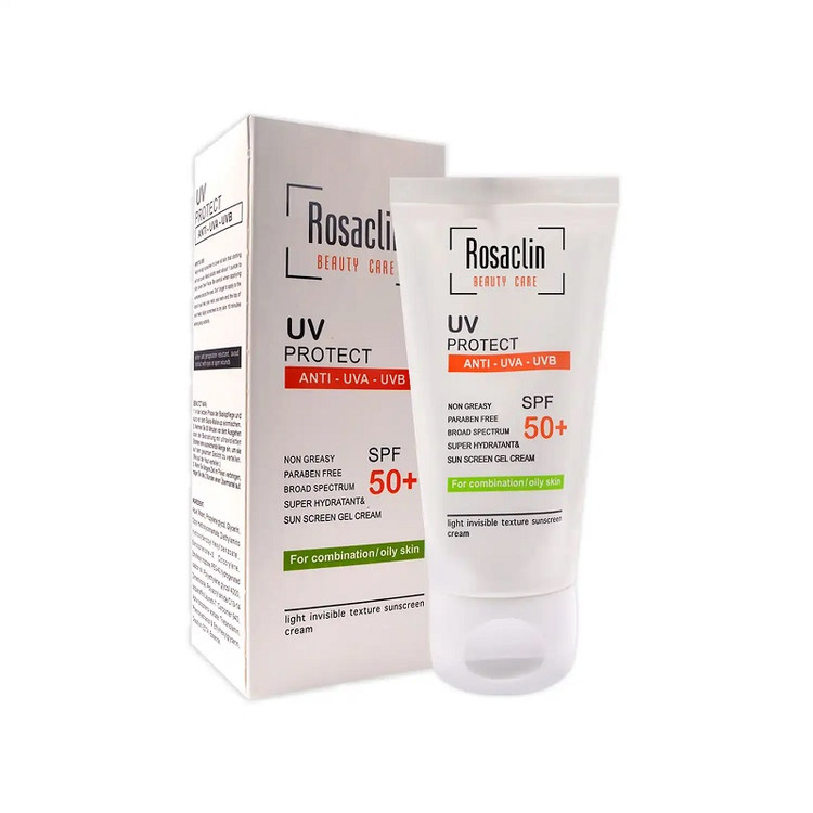 کرم ضد آفتاب بی رنگ رزاکلین مناسب پوست چرب و مختلط