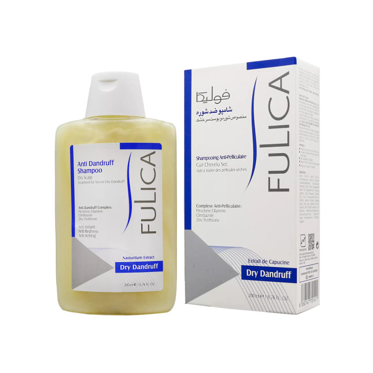 شامپو ضد شوره مخصوص پوست سر خشک فولیکا