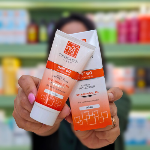 کرم ضد آفتاب مای مناسب پوست خشک و معمولی بی رنگ SPF60 حجم 50 میلی لیتر