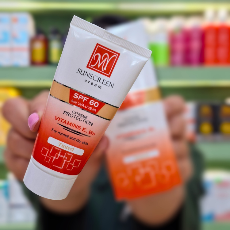 کرم ضد آفتاب رنگی SPF60 مای برای پوست نرمال و خشک