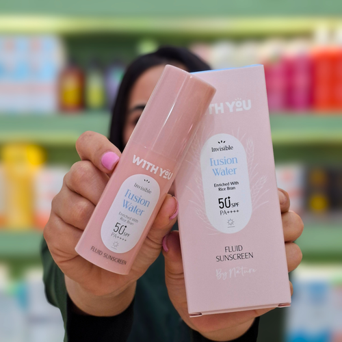 ضدآفتاب فلوئید بی رنگ ویت یو با SPF 50 حجم 60 میلی لیتر