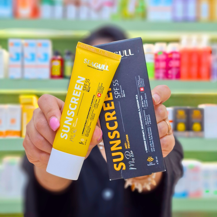 کرم ضد آفتاب فاقد رنگ آقایان سی گل spf 55