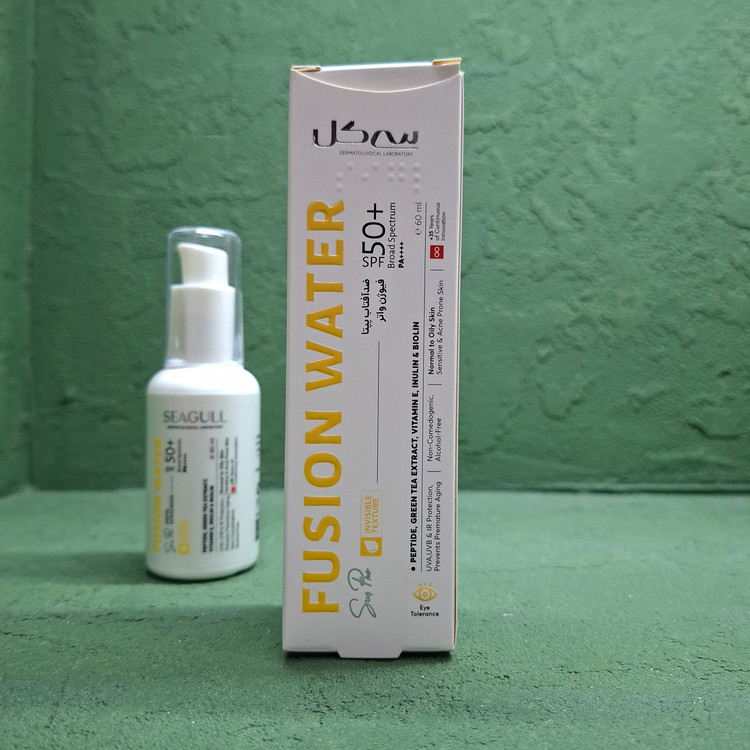 ضد آفتاب پپتا فیوژن واتر SPF50 سی گل 60 میلی لیتر