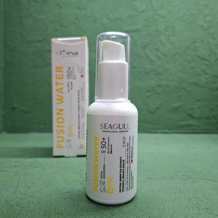ضد آفتاب پپتا فیوژن واتر SPF50 سی گل 60 میلی لیتر