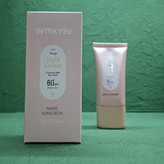 کرم ضد آفتاب رنگی SPF60 ویت یو بژ روشن 50میل