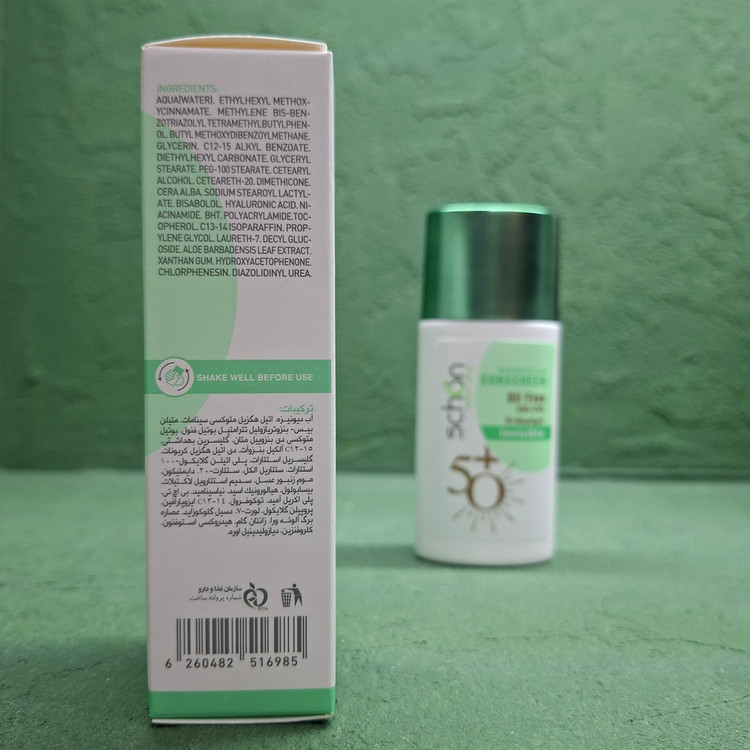 ضد آفتاب فلوئید بی رنگ شون مدل Dew Shield با SPF 50 حجم 50 میلی لیتر