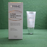 ژل ضد آفتاب پرایم بی رنگ SPF50 حاوی ویتامین سی حجم 40 میل